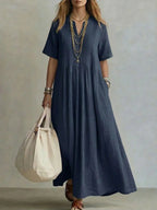 Wren Short Sleeve Maxi Dress