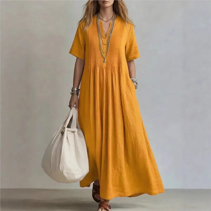 Wren Short Sleeve Maxi Dress