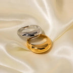 Timeless Golden Arc Ring