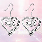 2-Piece Jewelry Set with Paw, Heart & Bone Charms