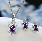 Beautiful Sea Turtle Necklace with Bonus Earrings – Limited Time Offer