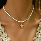 Ocean Dreams Seashell Pendant Necklace