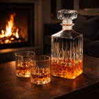 Whiskey Decanter & Glasses Set