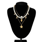 Starfish Dreams Pearl Choker Necklace