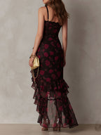 Lowe Floral Ruffle Hem Dress