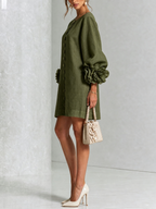 Rosalie Button-Down Mini Dress