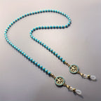 Vintage Turquoise Tree of Life Glasses Chain