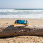 Bohemian Gold Turquoise Ring