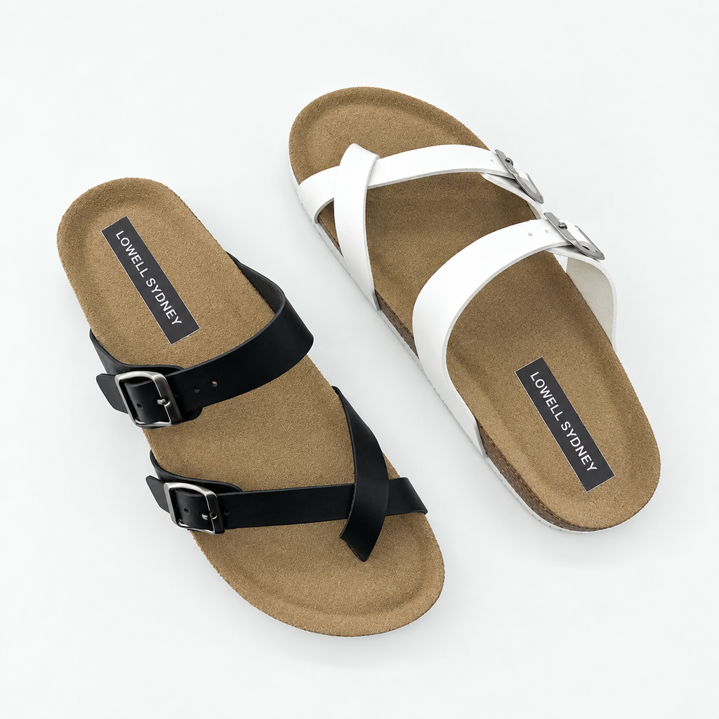 Bondi Toe-Post Orthopaedic Sandals — White