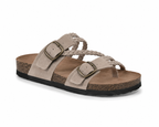 Hayleigh Braided Cork Orthopaedic Sandals – Double Buckles