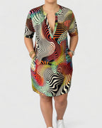 Helinae | Sophisticated V-neck Dress