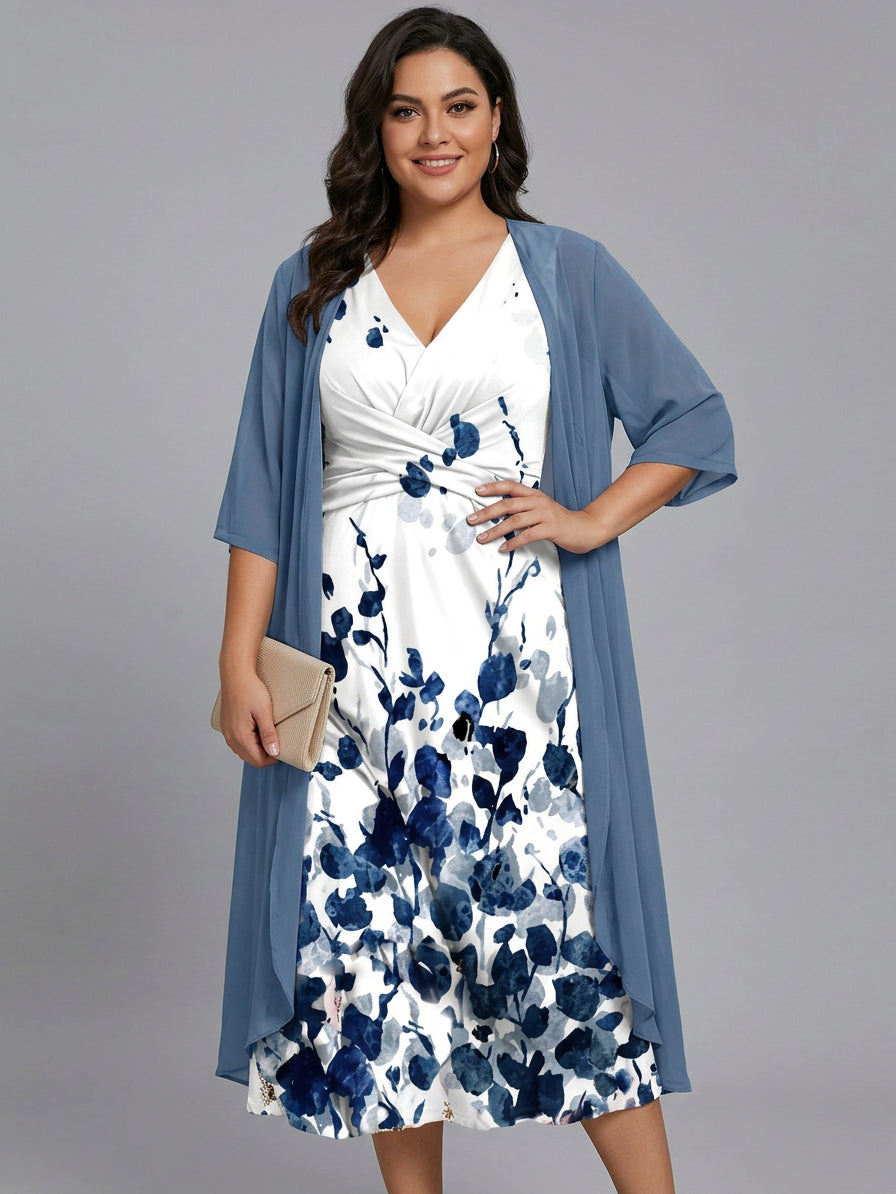 Lucille - Flowy Wrap Dress