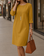 Odette Tummy-Contouring Midi Dress