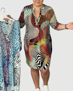 Helinae | Sophisticated V-neck Dress