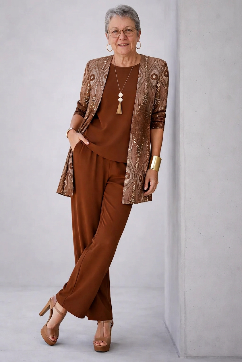 Leslie | Classic Elegance Three-Piece Set