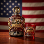 250th Anniversary Whiskey Decanter & Glass Set