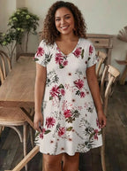 Lianne - Printed Bloom Dress