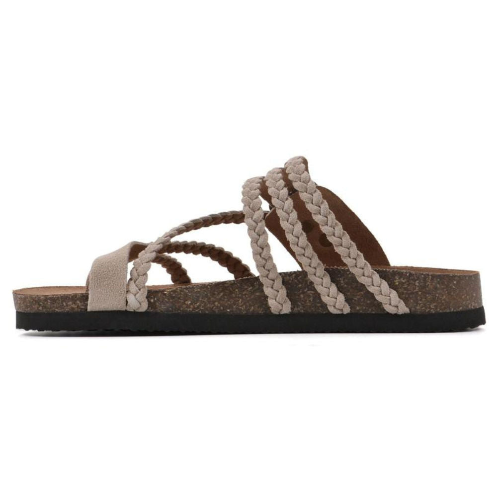 NAYARA™ | Woven Cork Sandals