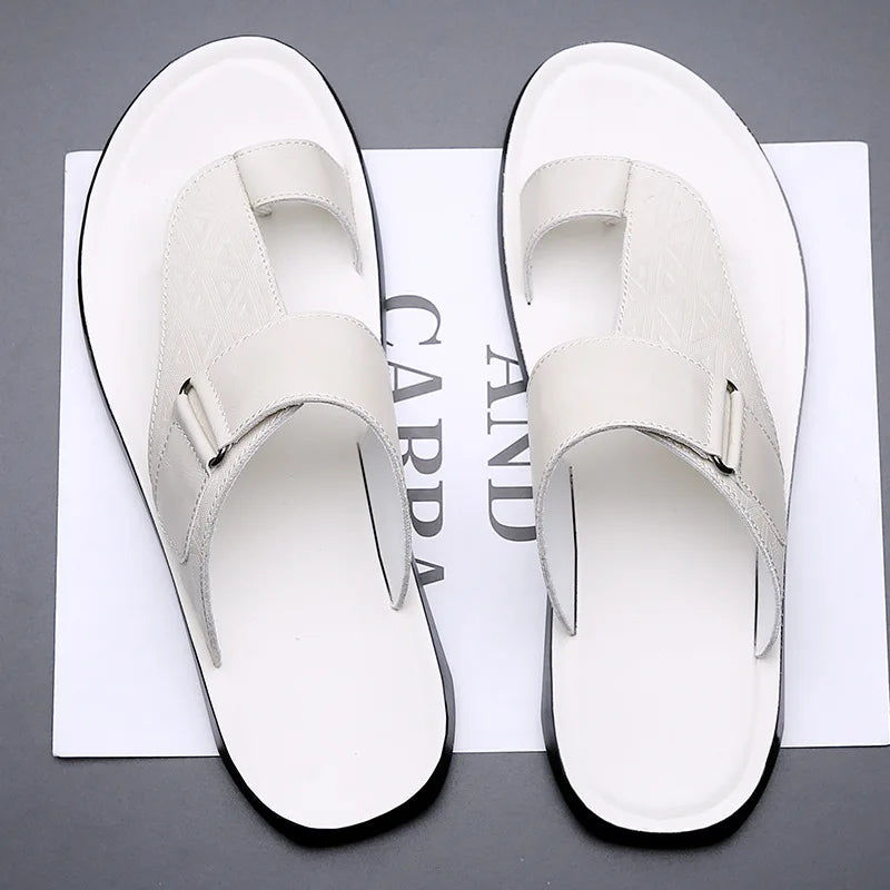 ASTON™ | Leather Toe-Loop Sandals