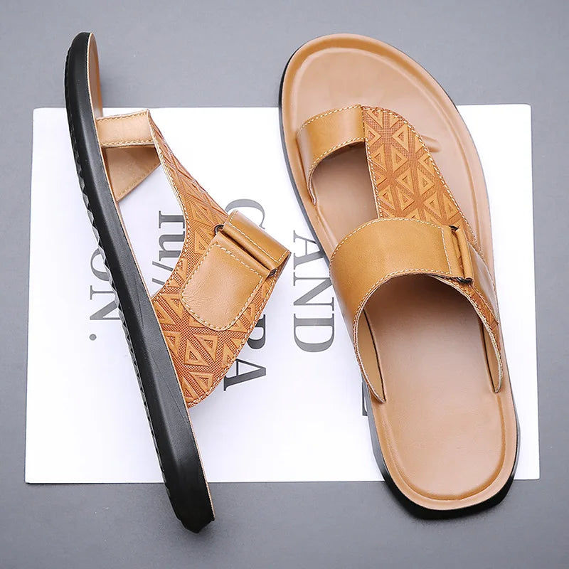 ASTON™ | Leather Toe-Loop Sandals