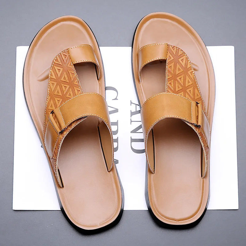 ASTON™ | Leather Toe-Loop Sandals