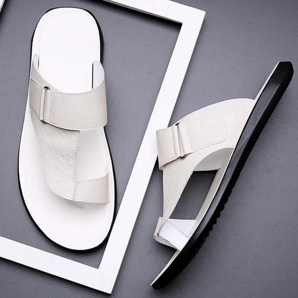 ASTON™ | Leather Toe-Loop Sandals