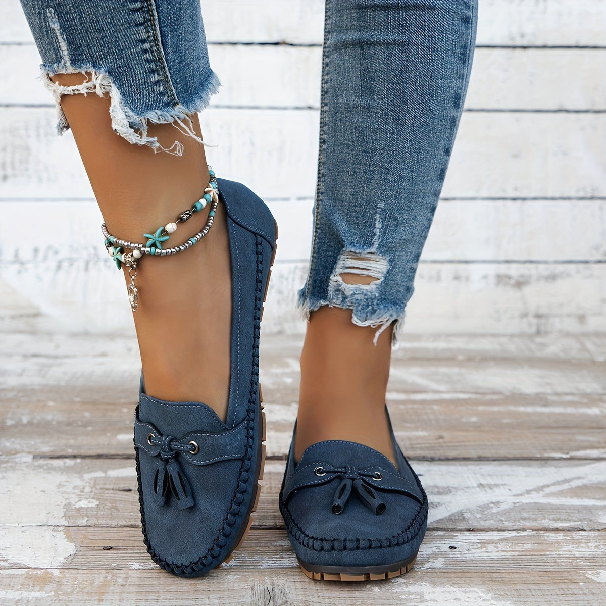 NALIA™ | Classic Tassel Loafers for Women