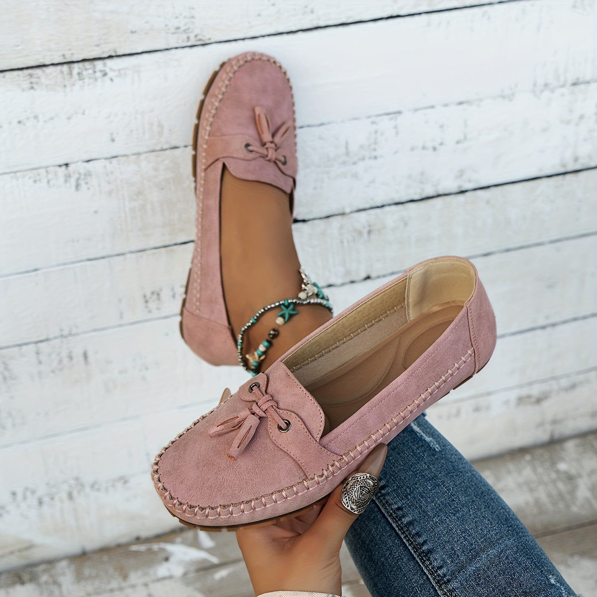 NALIA™ | Classic Tassel Loafers for Women