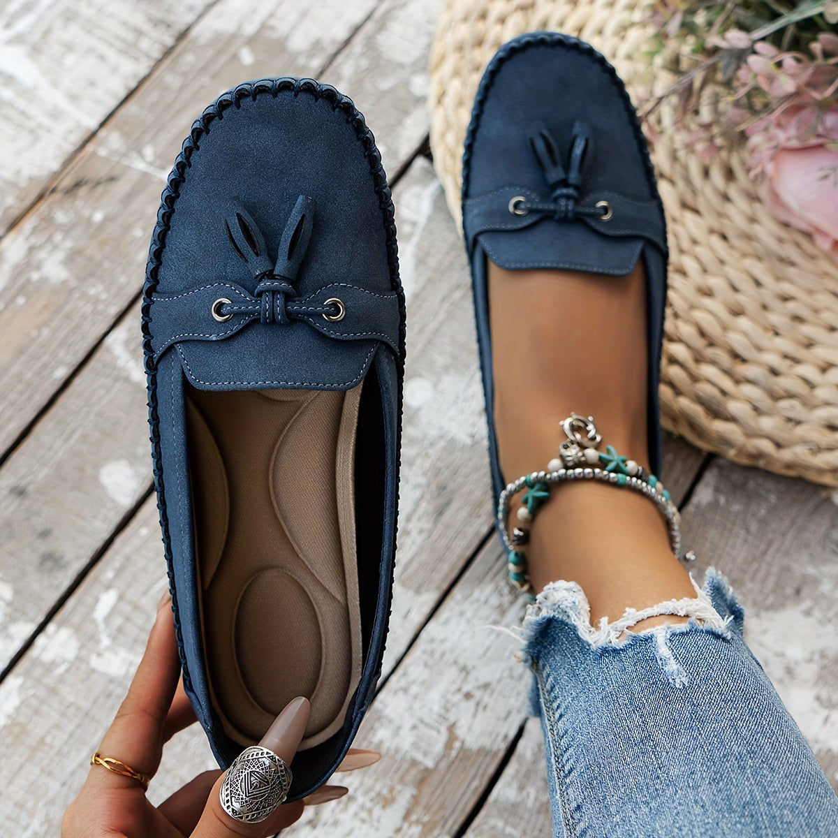 NALIA™ | Classic Tassel Loafers for Women