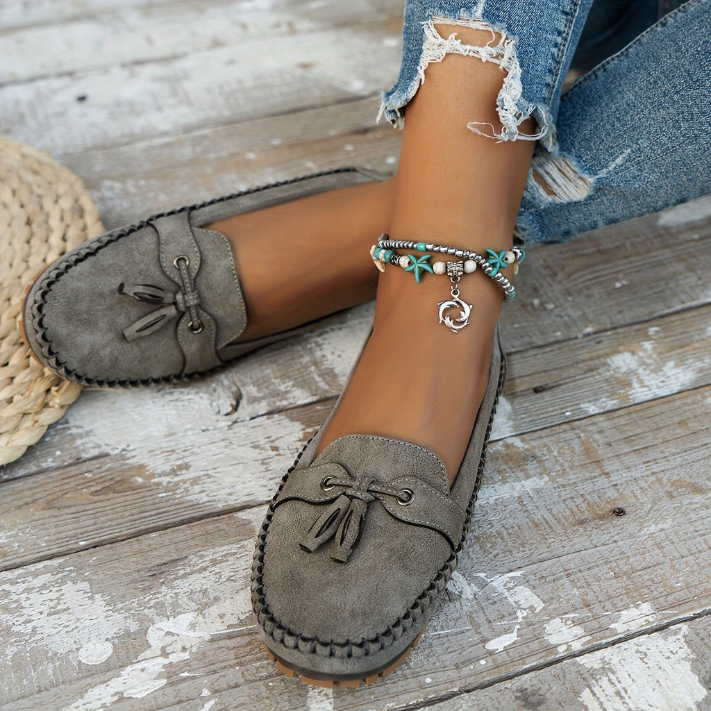 NALIA™ | Classic Tassel Loafers for Women