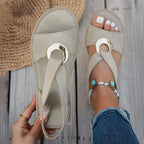 ALMARA™ | Metal Buckle Sandals