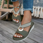 ALMARA™ | Metal Buckle Sandals
