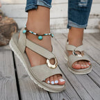 ALMARA™ | Metal Buckle Sandals