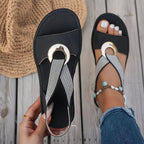 ALMARA™ | Metal Buckle Sandals