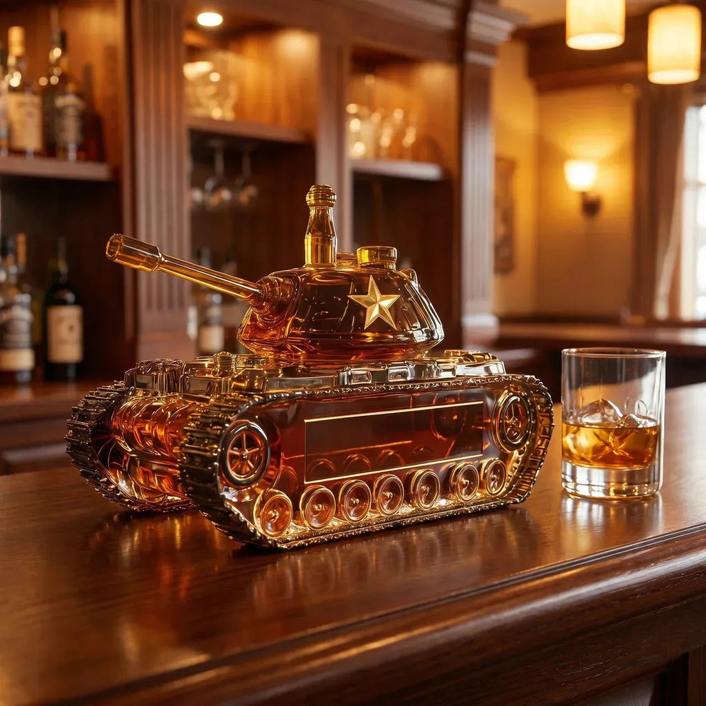 Whiskey Decanter - Tank Edition