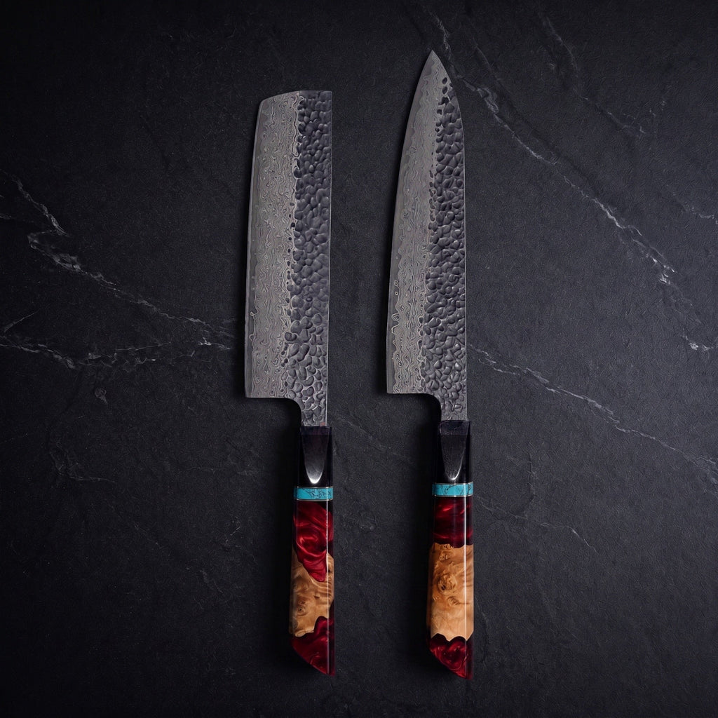 Kaminari Knife Duo (Gyuto & Nakiri)
