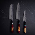 Kaminari Knife Trio (Gyuto, Nakiri & Petty)