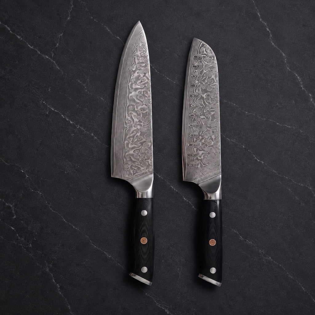 Kurenai Knife Duo (Gyuto & Santoku)