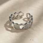 Verona Link Chain Adjustable Ring