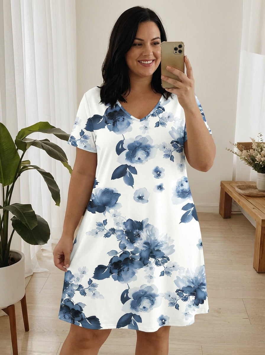 Lianne - Printed Bloom Dress