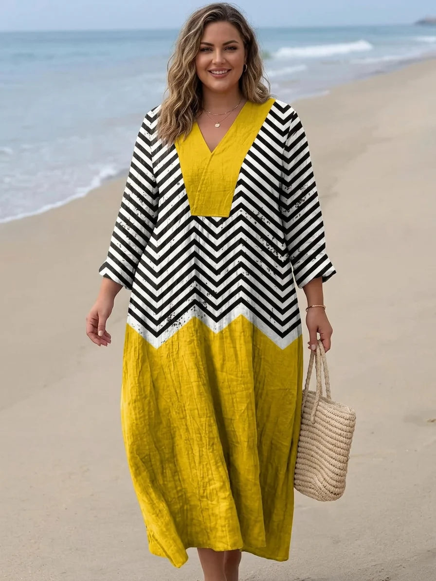 Cassia - Boho Printed Dress