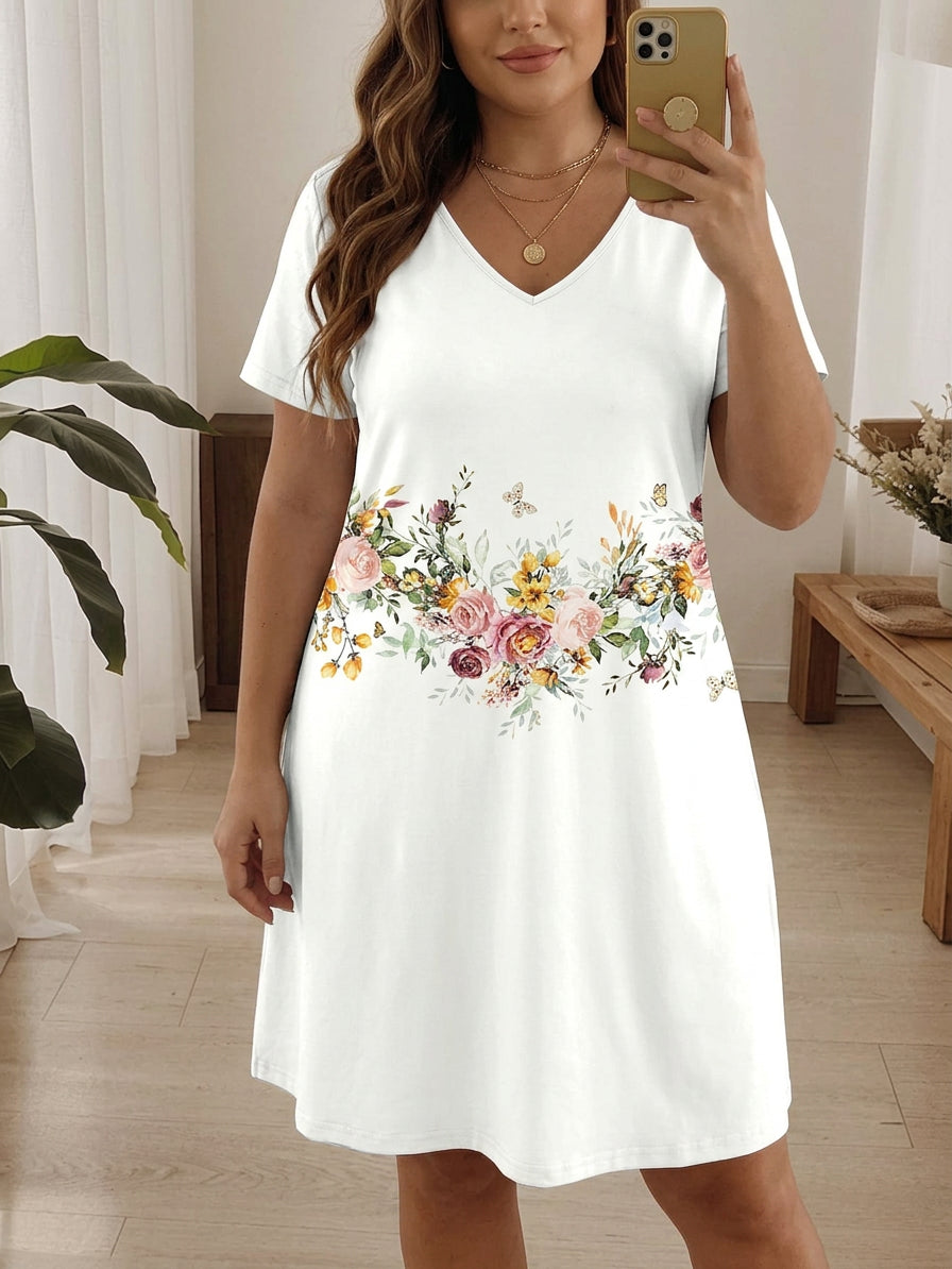 Lianne - Printed Bloom Dress