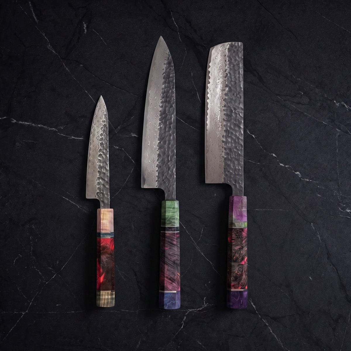 Yoake Knife Trio (Gyuto, Nakiri & Petty)